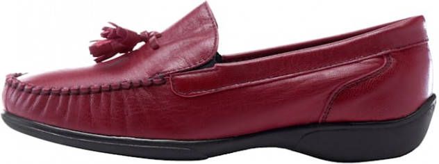 Naturläufer Mocassin met karakteristieke mocassinnaad Bordeaux Berry