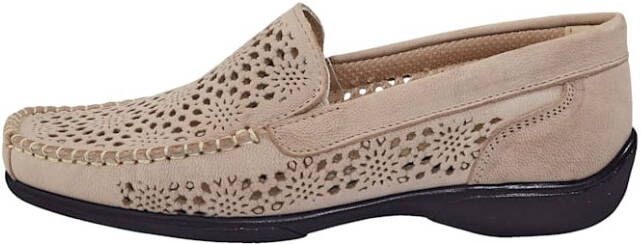 Naturläufer Mocassin met de hand genaaide naad Taupe