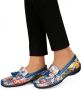 Naturläufer Mocassin met karakteristieke mocassinnaad Blauw Multicolor - Thumbnail 3