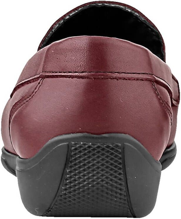 Naturläufer Mocassin met karakteristieke mocassinnaad Bordeaux Berry