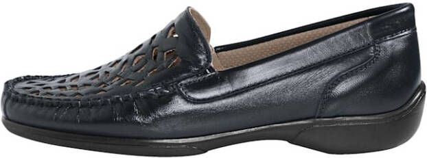Naturläufer Mocassin met zomerse openingen Donkerblauw