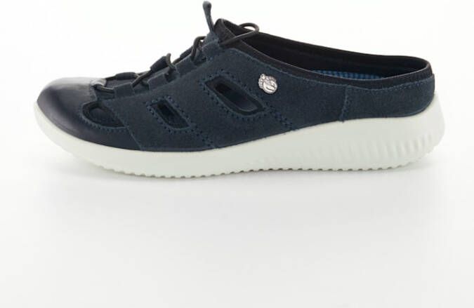 Naturläufer Muiltje met elastische veters Donkerblauw