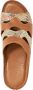 Naturläufer Muiltje met multicolor print Cognac - Thumbnail 3