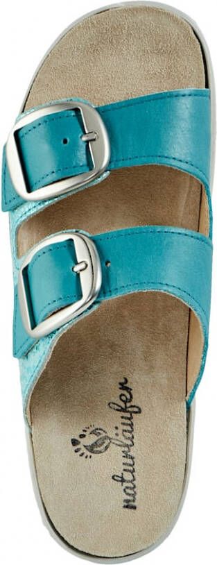 Naturläufer Muiltje Verstelbare bandjes Turquoise