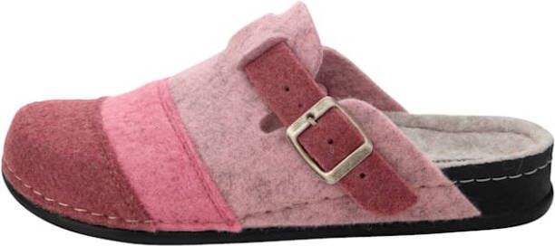 Naturläufer Pantoffel Verstelbare gesp Roze