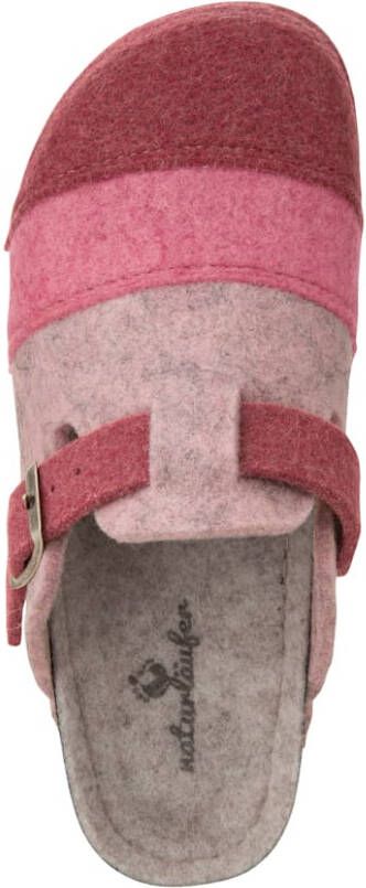 Naturläufer Pantoffel Verstelbare gesp Roze