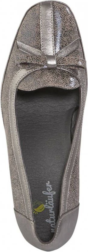 Naturläufer Pump van superbuigzaam leer Grijs