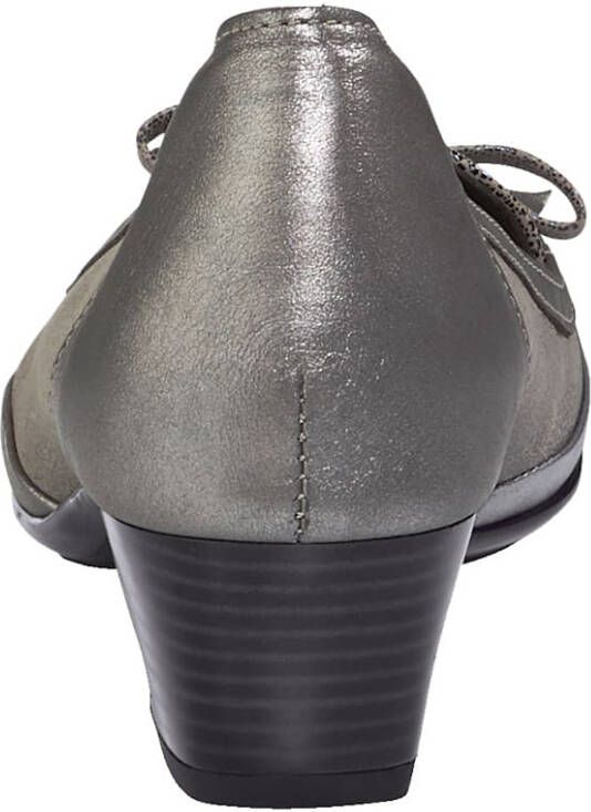 Naturläufer Pump van superbuigzaam leer Grijs