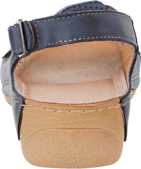 Naturläufer Sandaaltje met geraffineerde strik Blauw