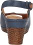 Naturläufer Sling met trendy hak in gevlochten look Donkerblauw - Thumbnail 4
