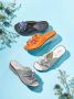 Relaxshoe Muiltje met mooie sierbloem Grijs - Thumbnail 2