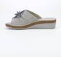 Relaxshoe Muiltje met mooie sierbloem Grijs - Thumbnail 4