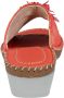 Relaxshoe Muiltje met mooie sierbloem Rood - Thumbnail 4