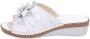 Relaxshoe Muiltje met mooie sierbloem Wit - Thumbnail 2