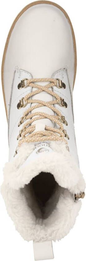 Remonte Hoge veterschoen met winddichte en waterafstotende -Tex-finish Offwhite