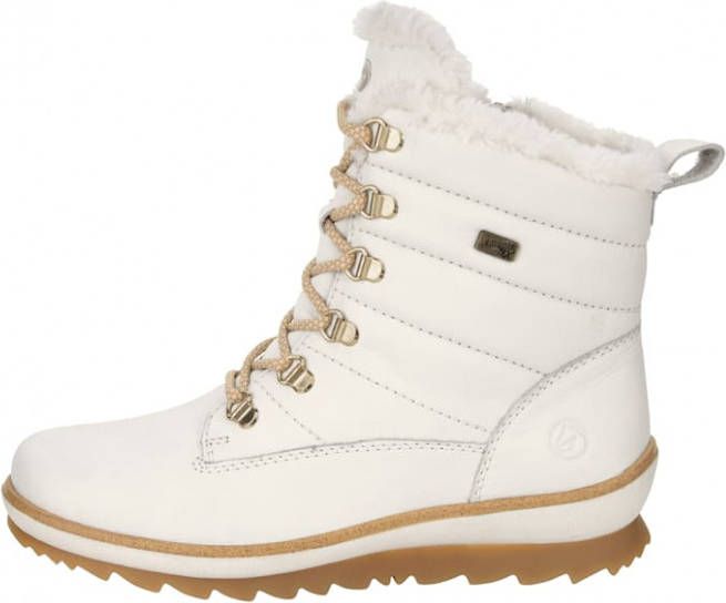 Remonte Hoge veterschoen met winddichte en waterafstotende Tex finish Offwhite