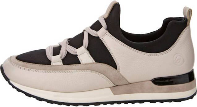 Remonte Sneaker met elastische instap Offwhite Zwart