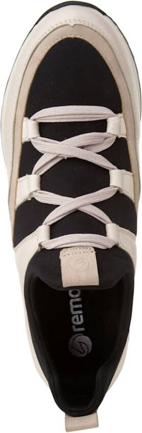 Remonte Sneaker met elastische instap Offwhite Zwart
