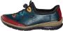 Rieker damesschoenen lage instappers N3271-35 blauw combi - Thumbnail 3