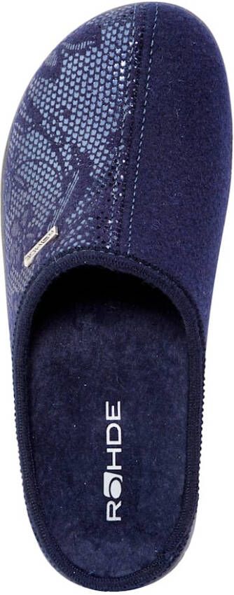 Rohde Pantoffel Donkerblauw