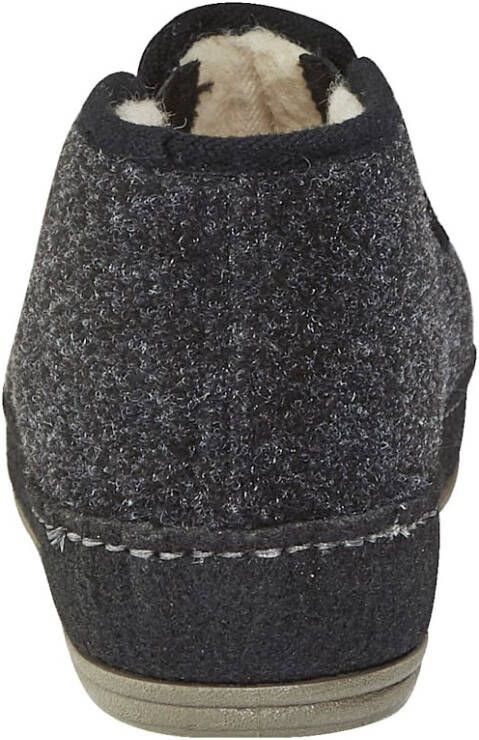 Intermax Halfhoge vilten pantoffels voor heren, halfhoge schoen met klittenbandsluiting en scheerwol gevoerd, antraciet, antraciet, 42 EU Intermax Halfhoge vilten pantoffels voor heren, halfhoge schoen met klittenbandsluiting en scheerwol gevoerd, antraciet, antraciet, 42 EU