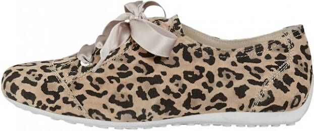Semler Veterschoen met trendy dessin Lichtbruin
