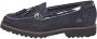 Sioux Mocassin van hoogwaardig lamssuède Donkerblauw - Thumbnail 2
