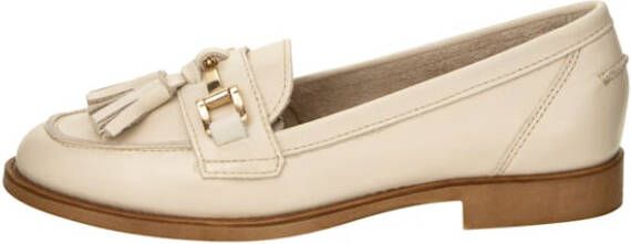 Studio W Loafer met leren sierkwastje Crème