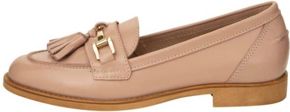 Studio W Loafer met leren sierkwastje Nude