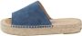 Studio W Muiltje in trendy espadrillestijl Blauw - Thumbnail 2