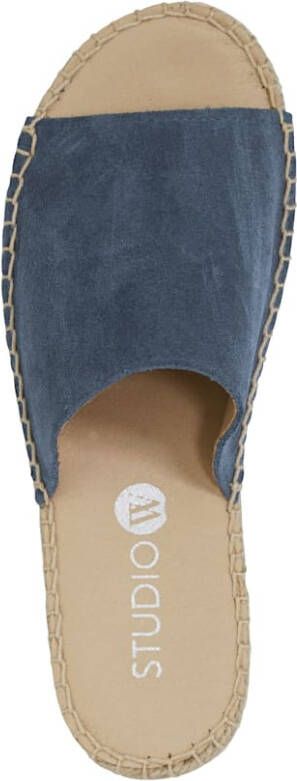 Studio W Muiltje in trendy espadrillestijl Blauw