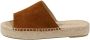 Studio W Muiltje in trendy espadrillestijl Cognac - Thumbnail 2