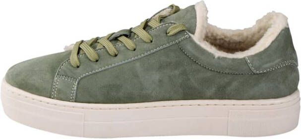 Studio W Sneaker met mooi imitatievacht Mint