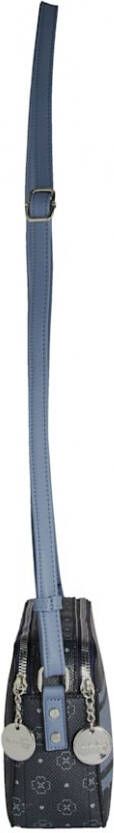 Taschenherz Schoudertas met LOVE opschrift Blauw