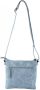 Taschenherz Schoudertas met trendy perforaties Jeansblauw - Thumbnail 2
