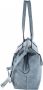 Taschenherz Shopper met perforaties Jeansblauw - Thumbnail 2