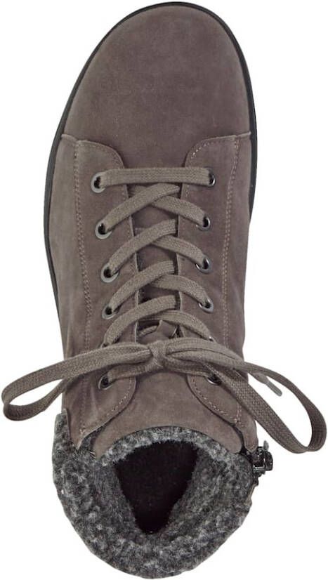 Vamos Hoge veterschoen Taupe