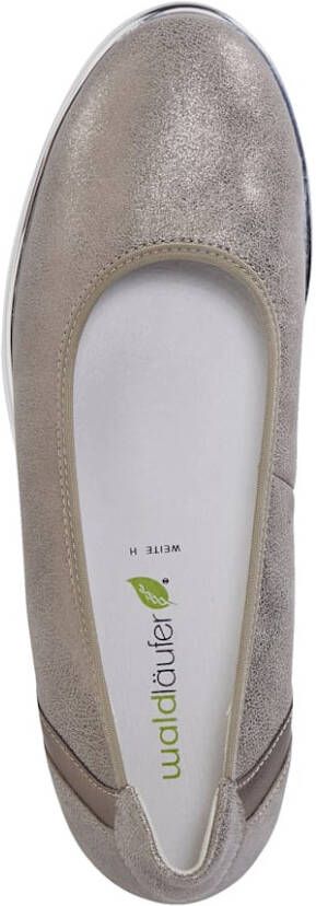 Waldläufer Ballerina met lichte EVA-zool Taupe