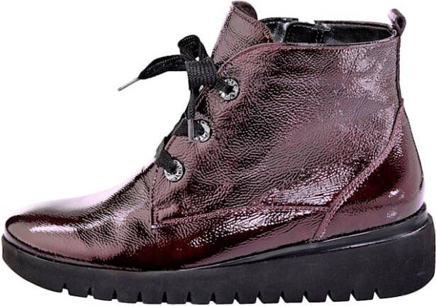 Waldläufer Hoge veterschoen Bordeaux