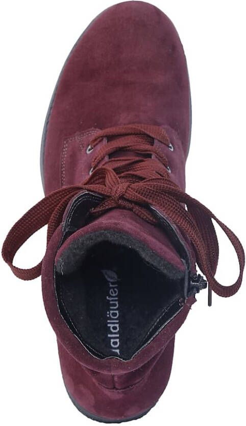 Waldläufer Hoge veterschoen Bordeaux
