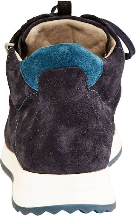Waldläufer Hoge veterschoen Donkerblauw