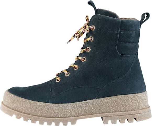 Waldläufer Hoge veterschoen Donkerblauw