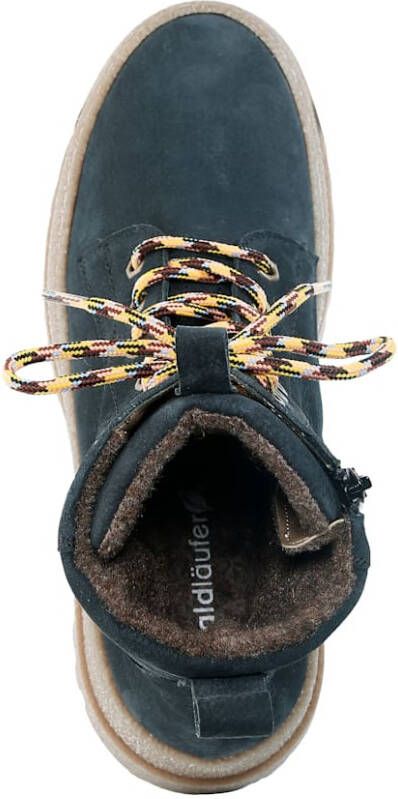 Waldläufer Hoge veterschoen Donkerblauw