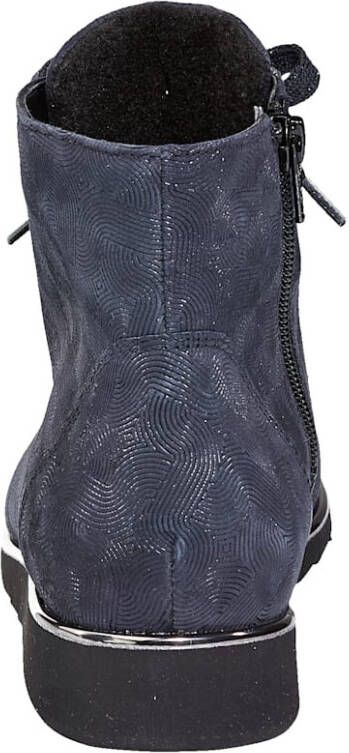 Waldläufer Hoge veterschoen met EVA-zool Donkerblauw