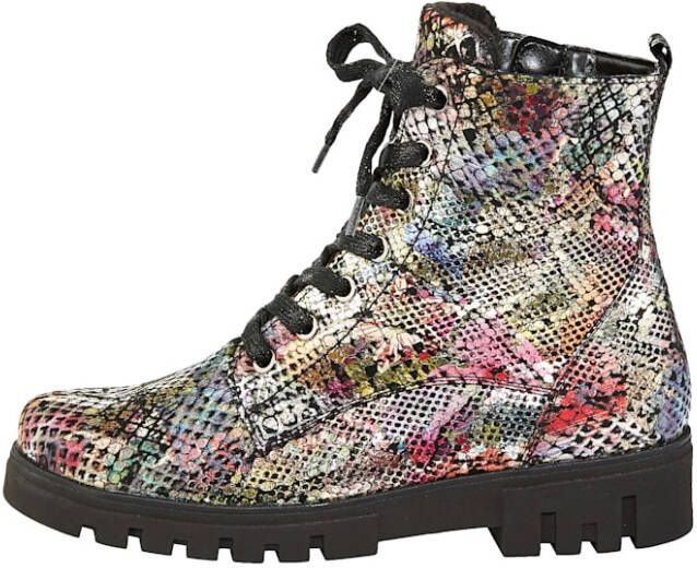 Waldläufer Hoge veterschoen met luchtgepolsterde zool Multicolor