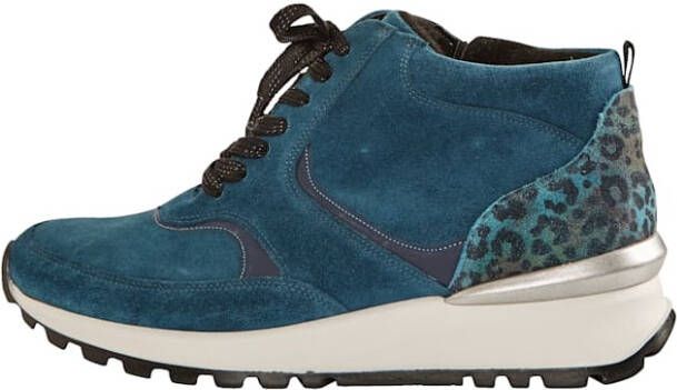 Waldläufer Hoge veterschoen Petrol