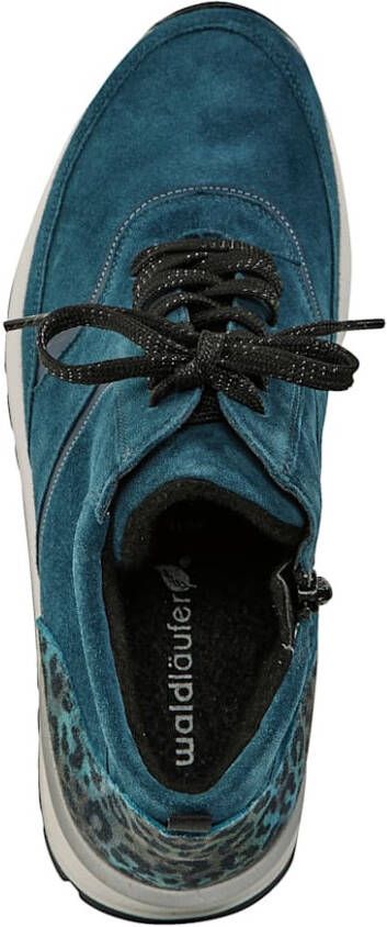 Waldläufer Hoge veterschoen Petrol