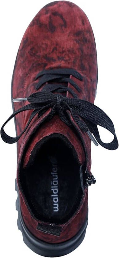 Waldläufer Hoge veterschoen Rood