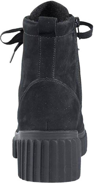 Waldläufer Hoge veterschoen Zwart