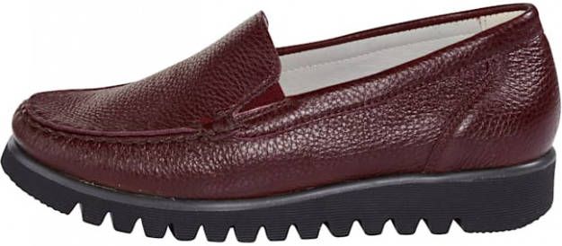 Waldläufer Mocassin met EVA zool Bordeaux